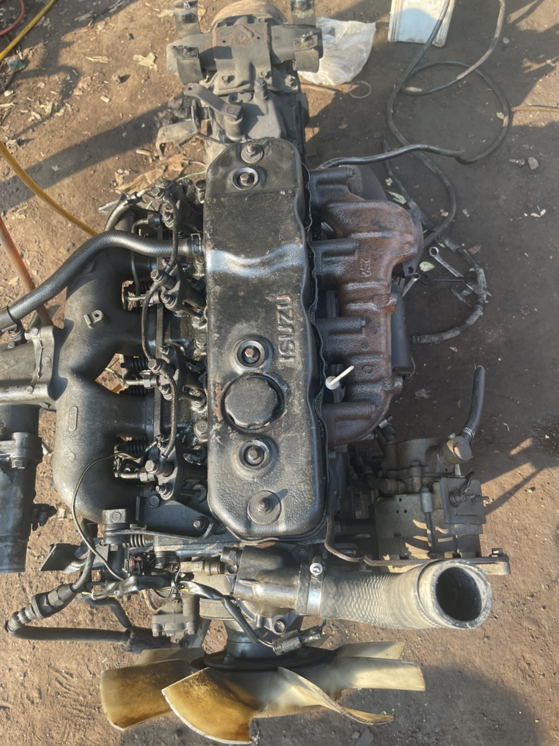 เครื่องISUZU 4BE1 110 แรง พร้อมเกียร์