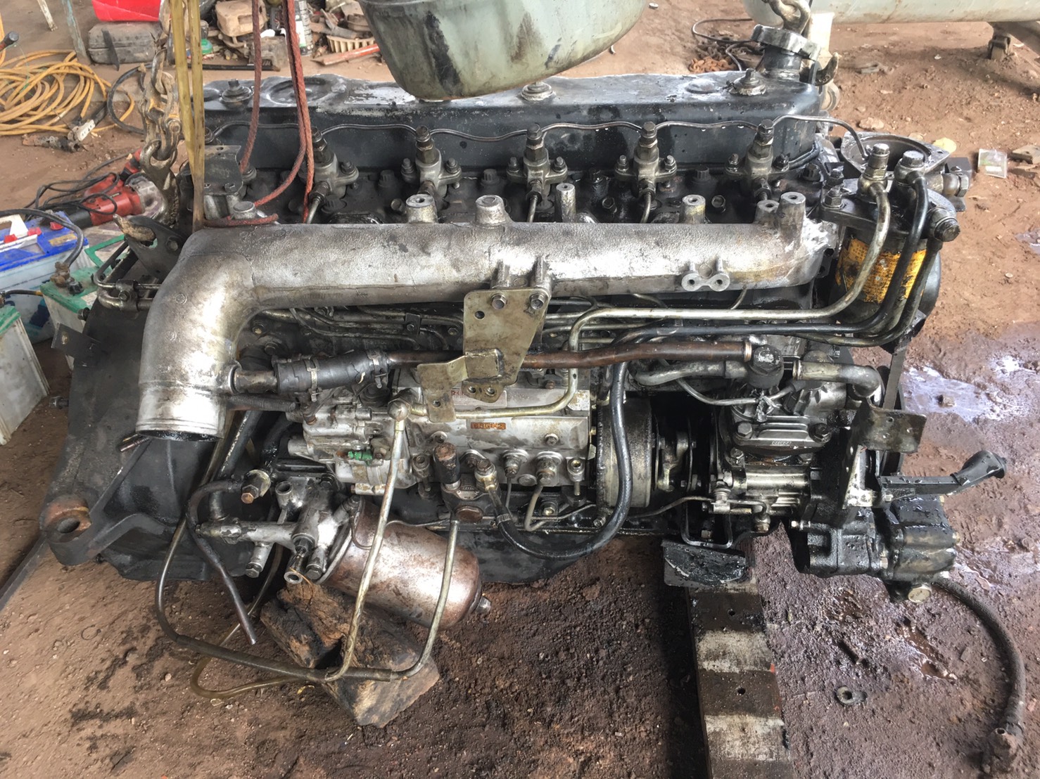 เครื่อง6BG1 175แรง ปั้มลม เพาเวอร์ ใบคลุม 60000บาท