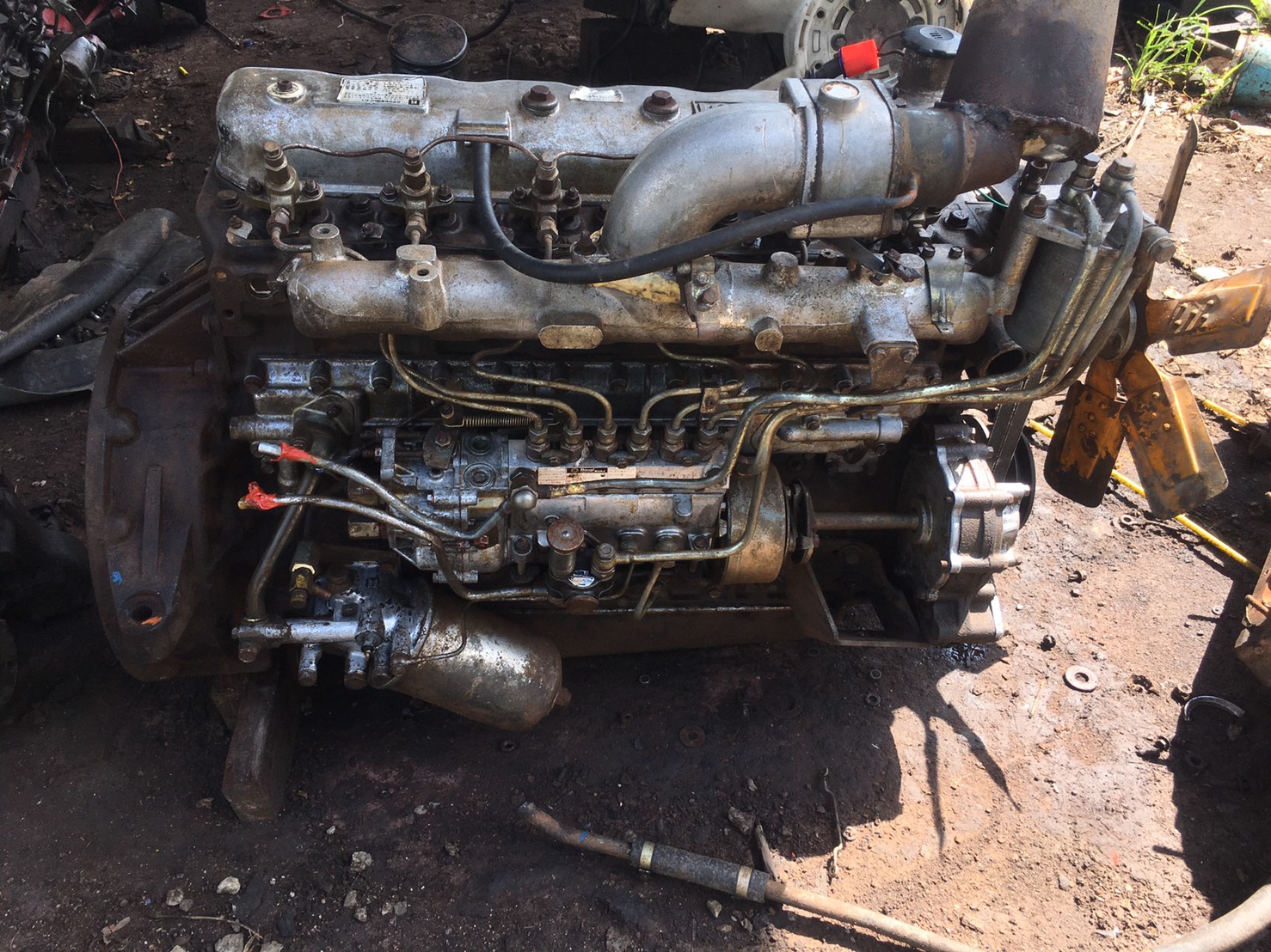 เครื่อง ISUZU 170 แรง 6BF1 55000 บาท พร้อมใช้งาน