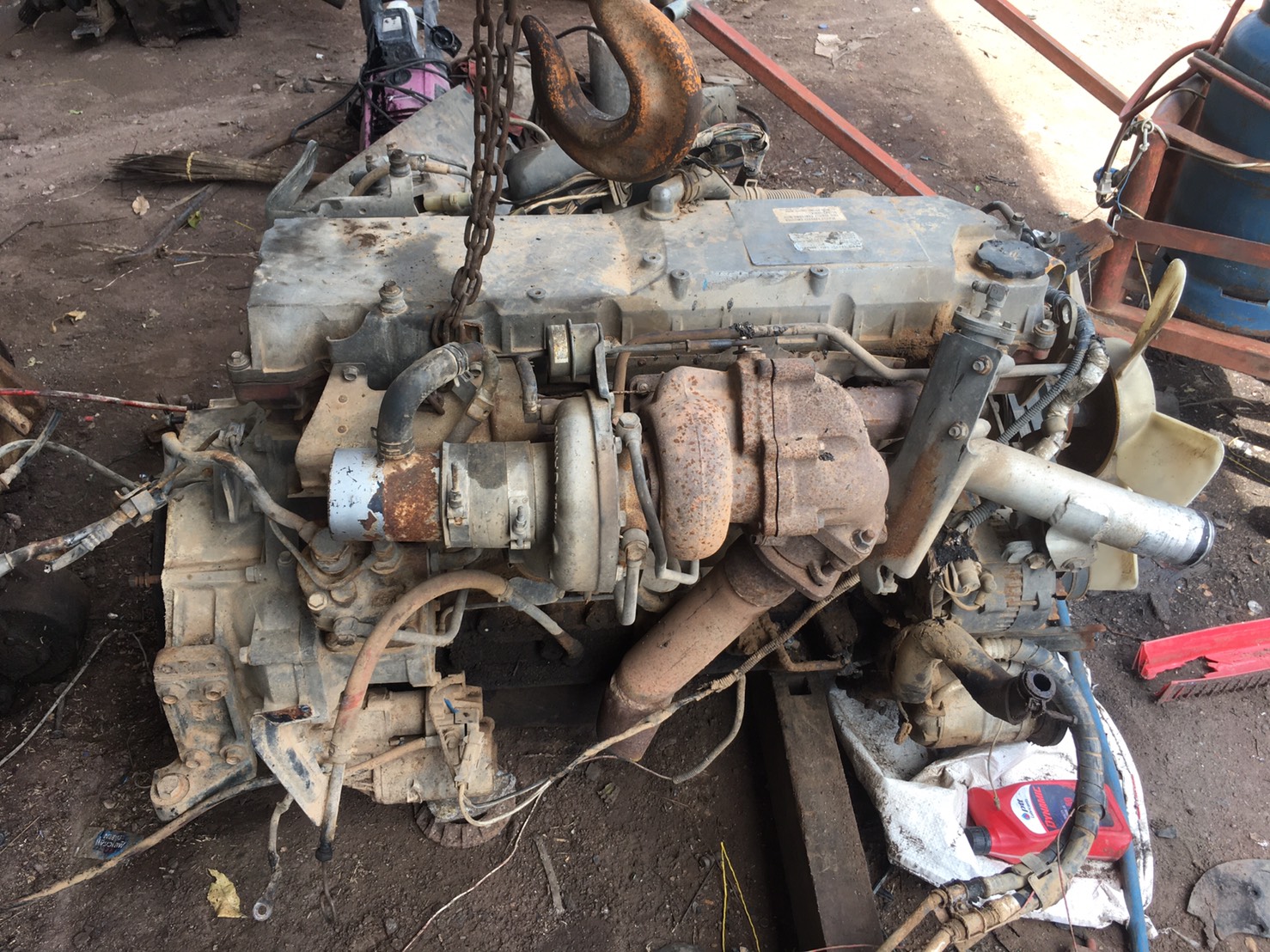 เครื่อง 6HK1 260แรง 120000 บาท ใบอินวอย