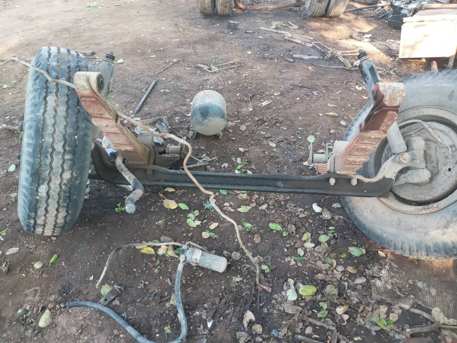 คานหน้า พร้อมแหนบ ISUU 115 แรงม้า พร้อมยางกระทะ