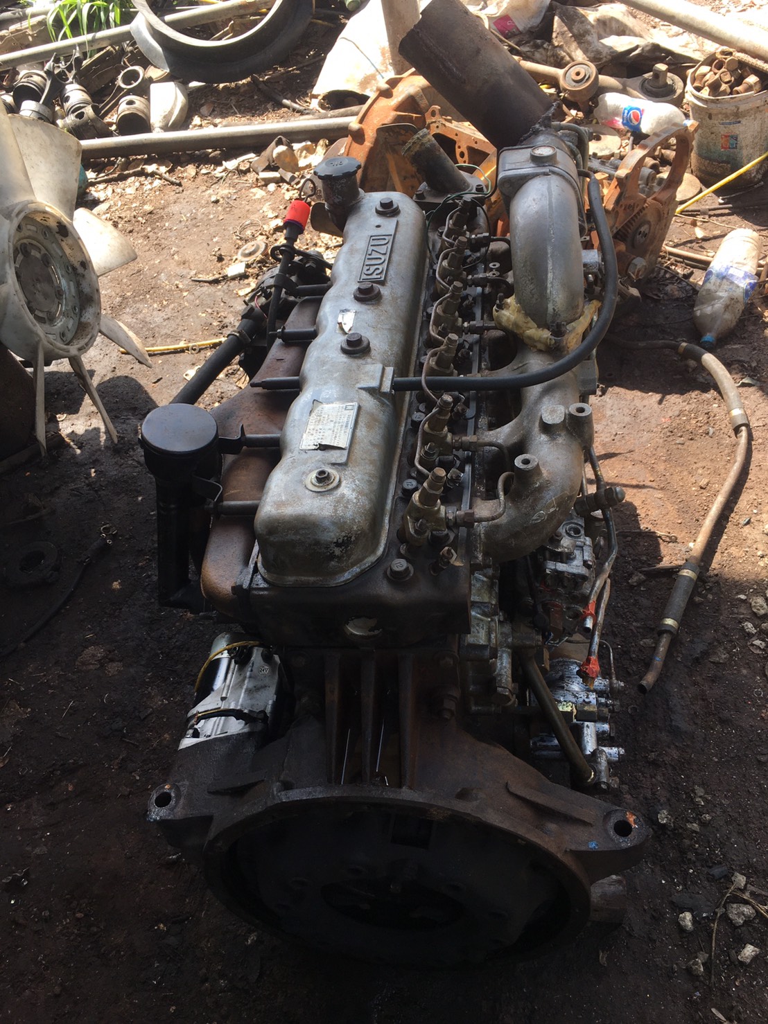 เครื่อง ISUZU 170 แรง 6BF1 55000 บาท พร้อมใช้งาน