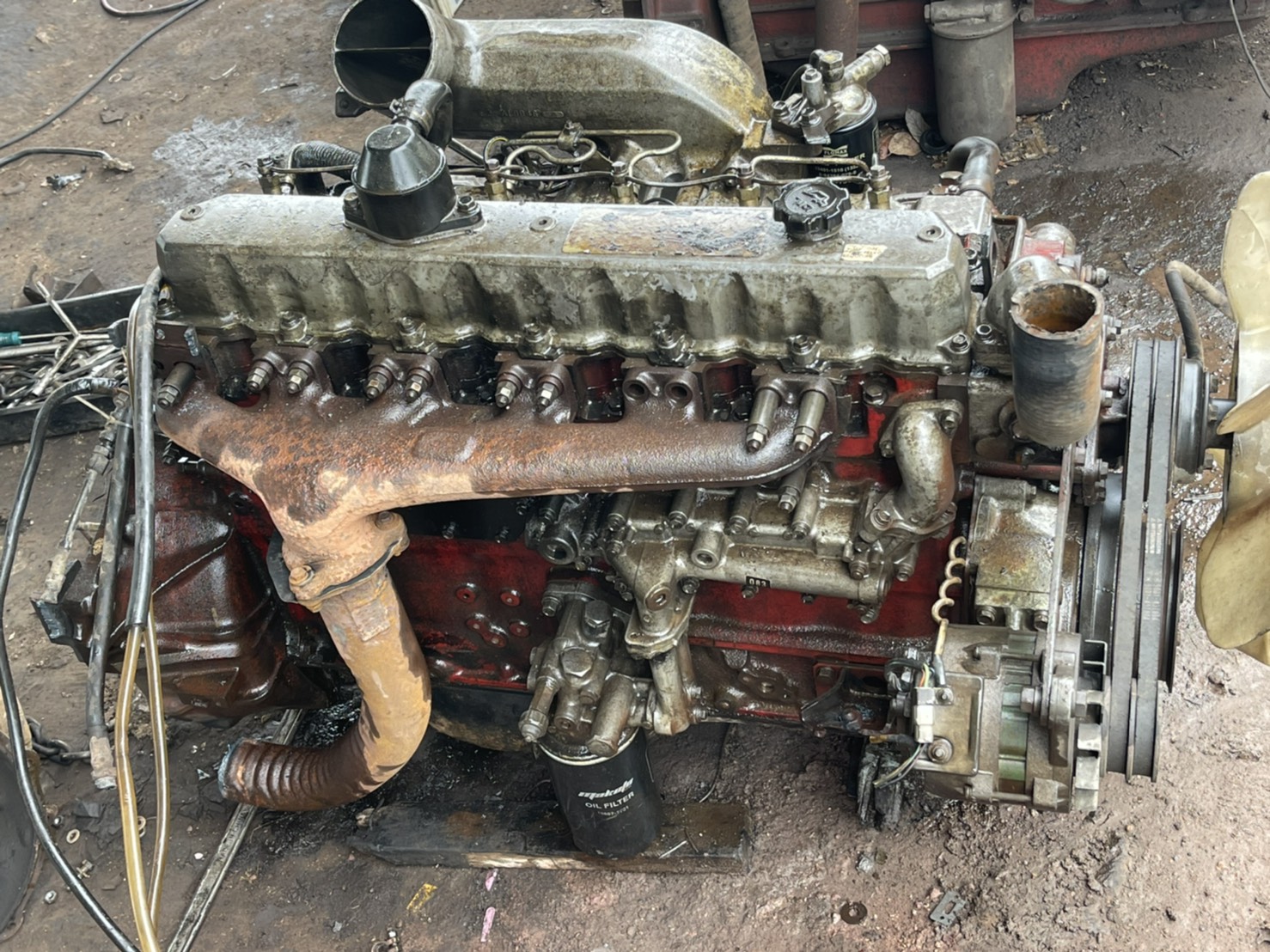 เครื่อง HINO HO7D 195แรงม้า