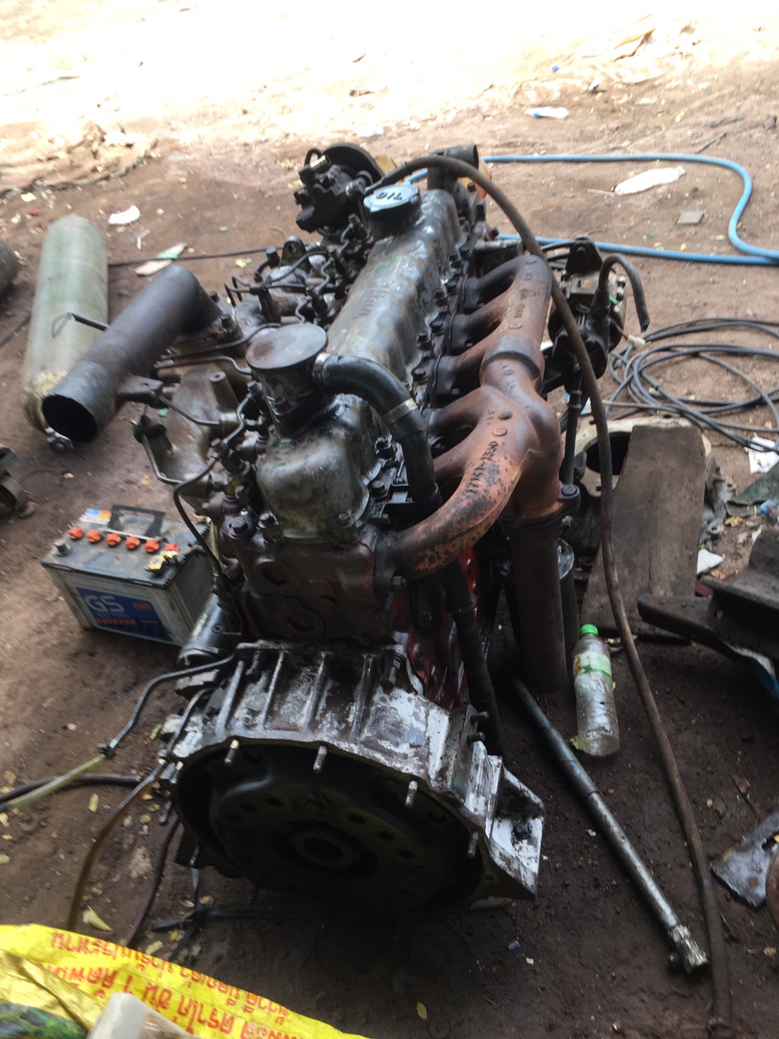 เครื่อง Hino EH700 ปั้มลม 45000บาท