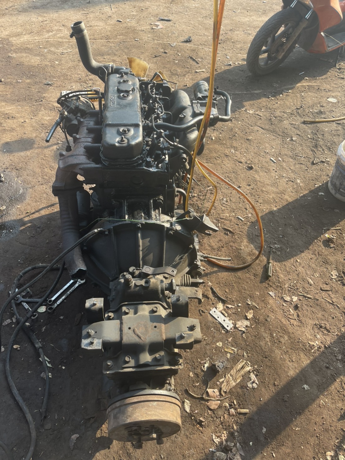 เครื่องISUZU 4BE1 110 แรง พร้อมเกียร์