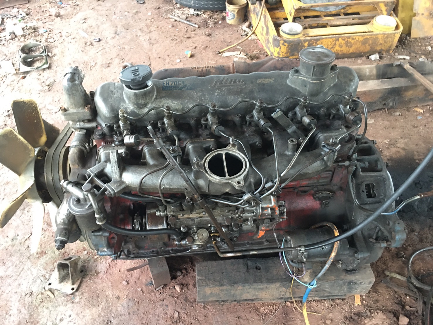 เครื่อง HINO 168 แรง EH700 45000 บาท