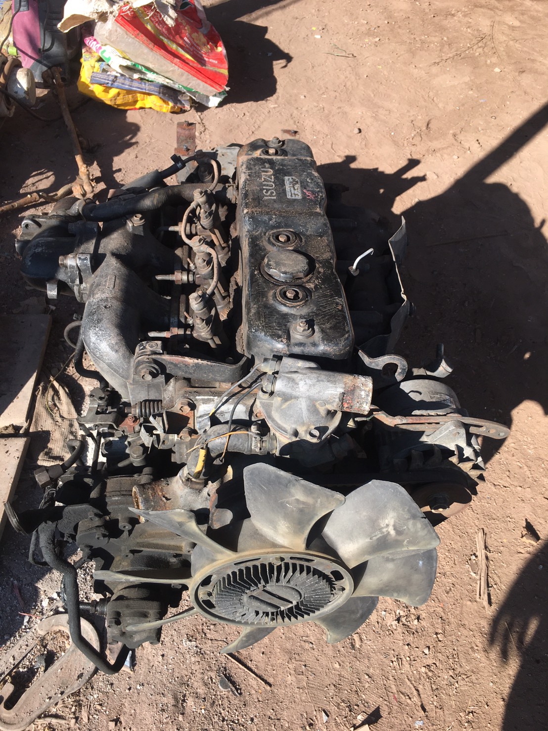 เครื่อง isuzu 115แรง พร้อมใช้งาน45000บาท