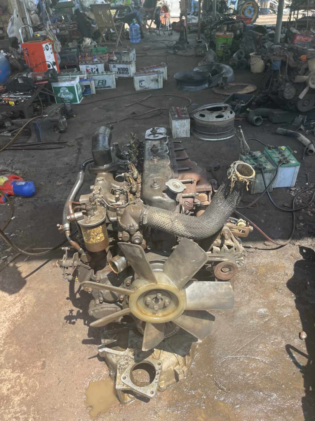 เครื่อง ISUZU 6BD1 165 แรงม้า ปั้มลม