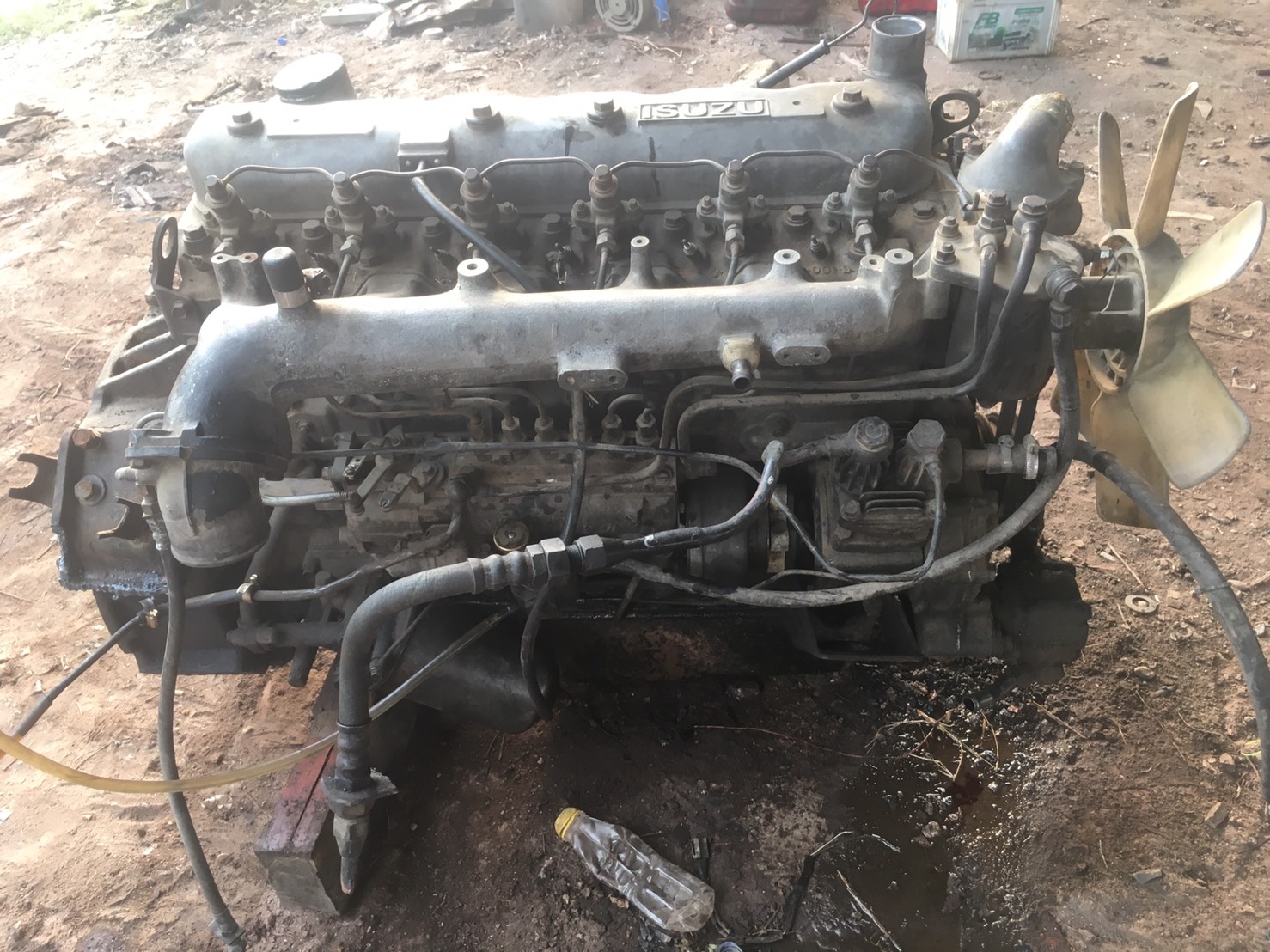 เครื่อง ISUZU 6BD1 ปั้มลมเพาเวอร์ พร้อมใช้งาน50000บาท