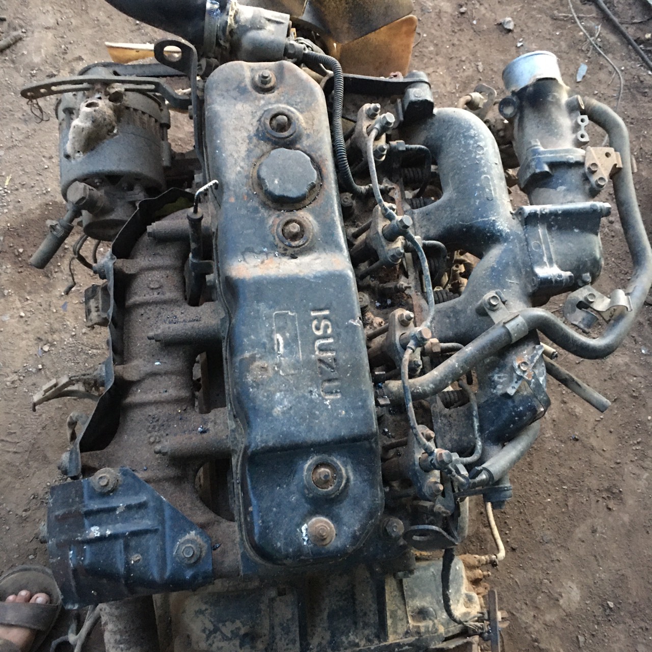 เครื่อง ISUZU 115 แรง 4BA1 45000 บาท ไม่มีเลข