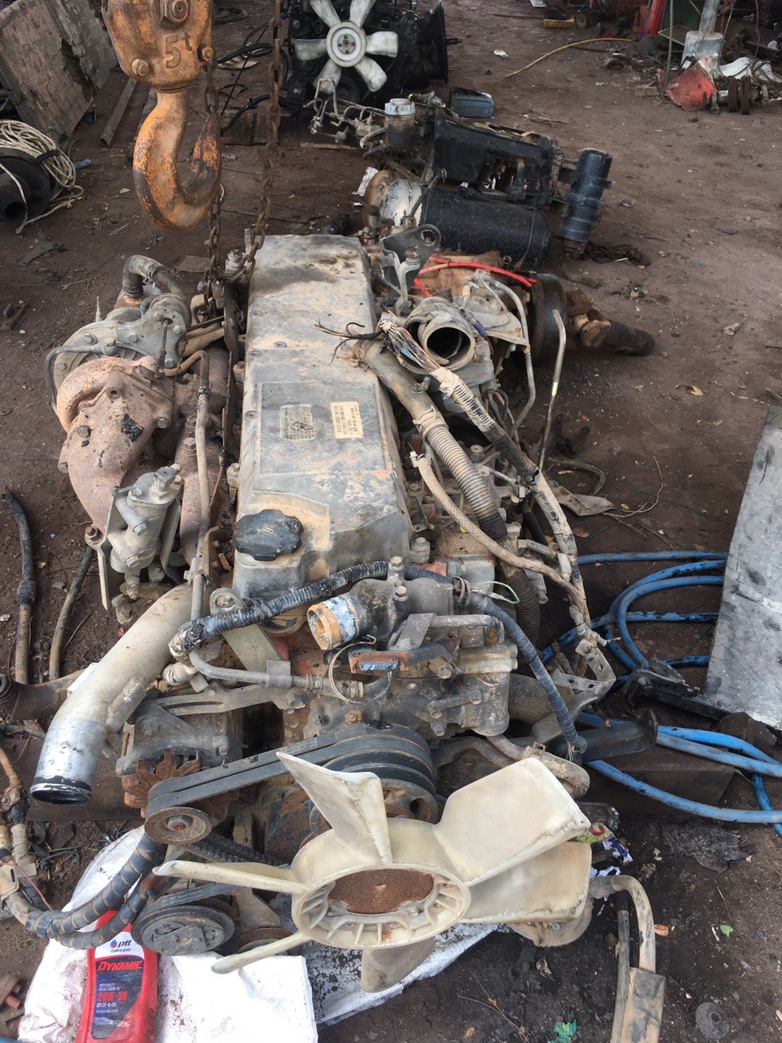 เครื่อง 6HK1 260แรง 120000 บาท ใบอินวอย