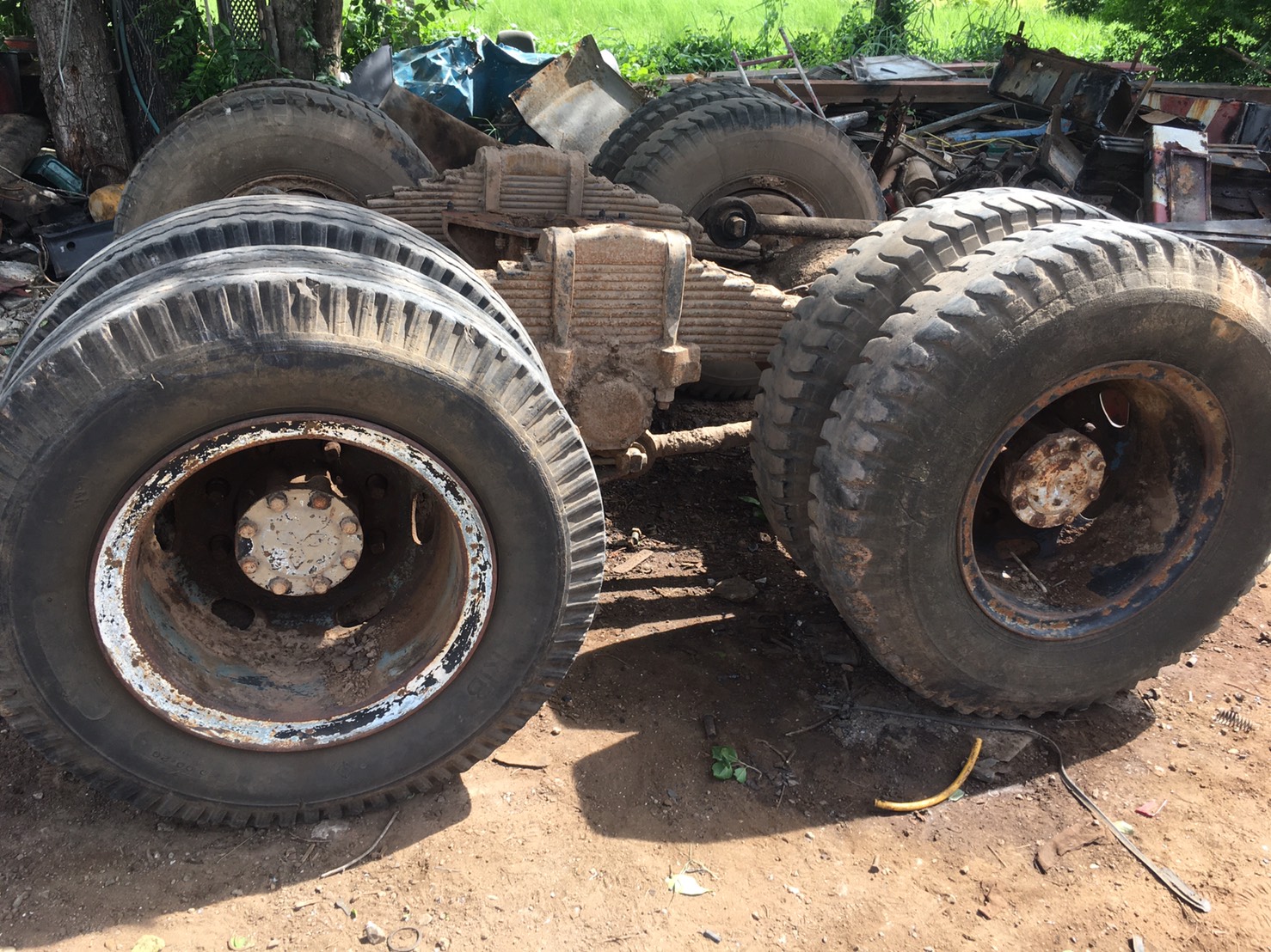 ชุดเพลาเดียว FUSO 518 เบรคใหญ่ พร้อมใช้งาน