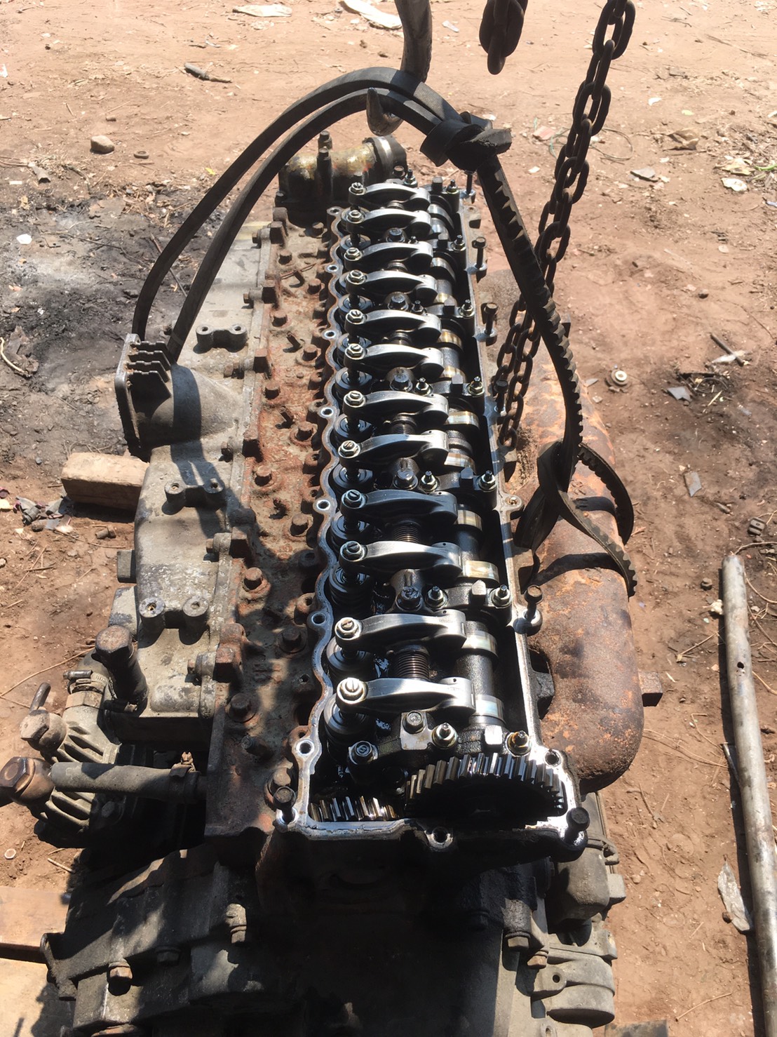 แยกอะไหล่ 6HE1 ISUZU 195 แรง ข้อเหวี่ยง STD