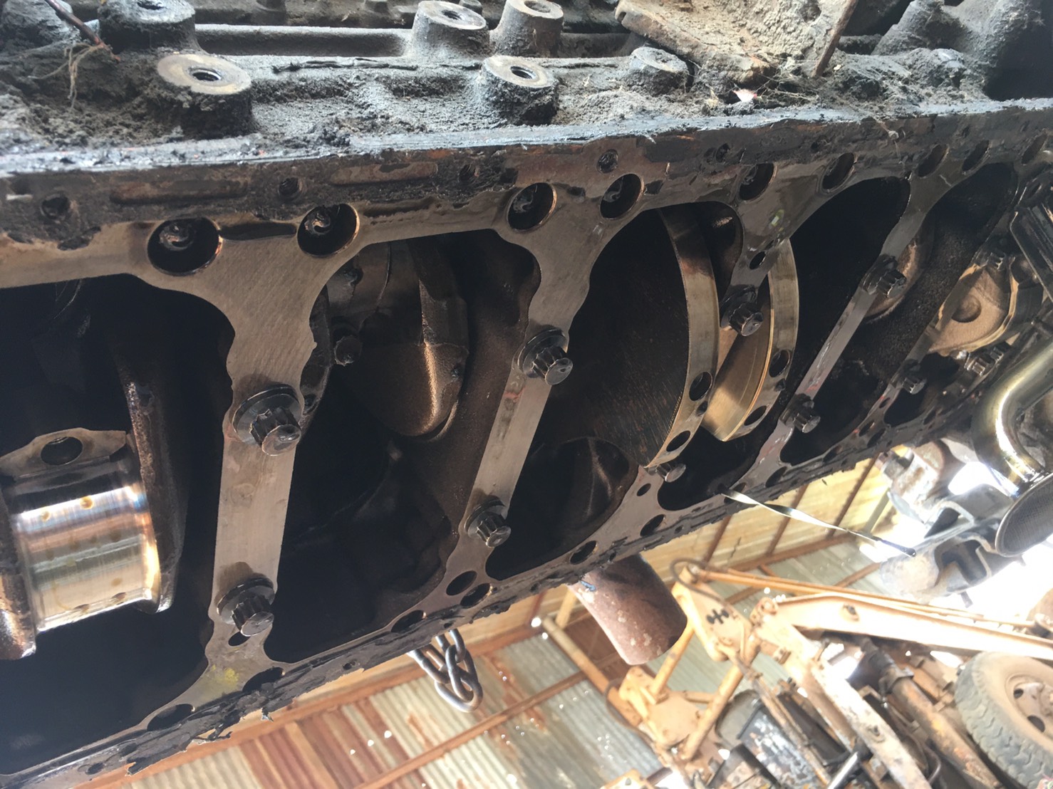 แยกอะไหล่ 6HE1 ISUZU 195 แรง ข้อเหวี่ยง STD