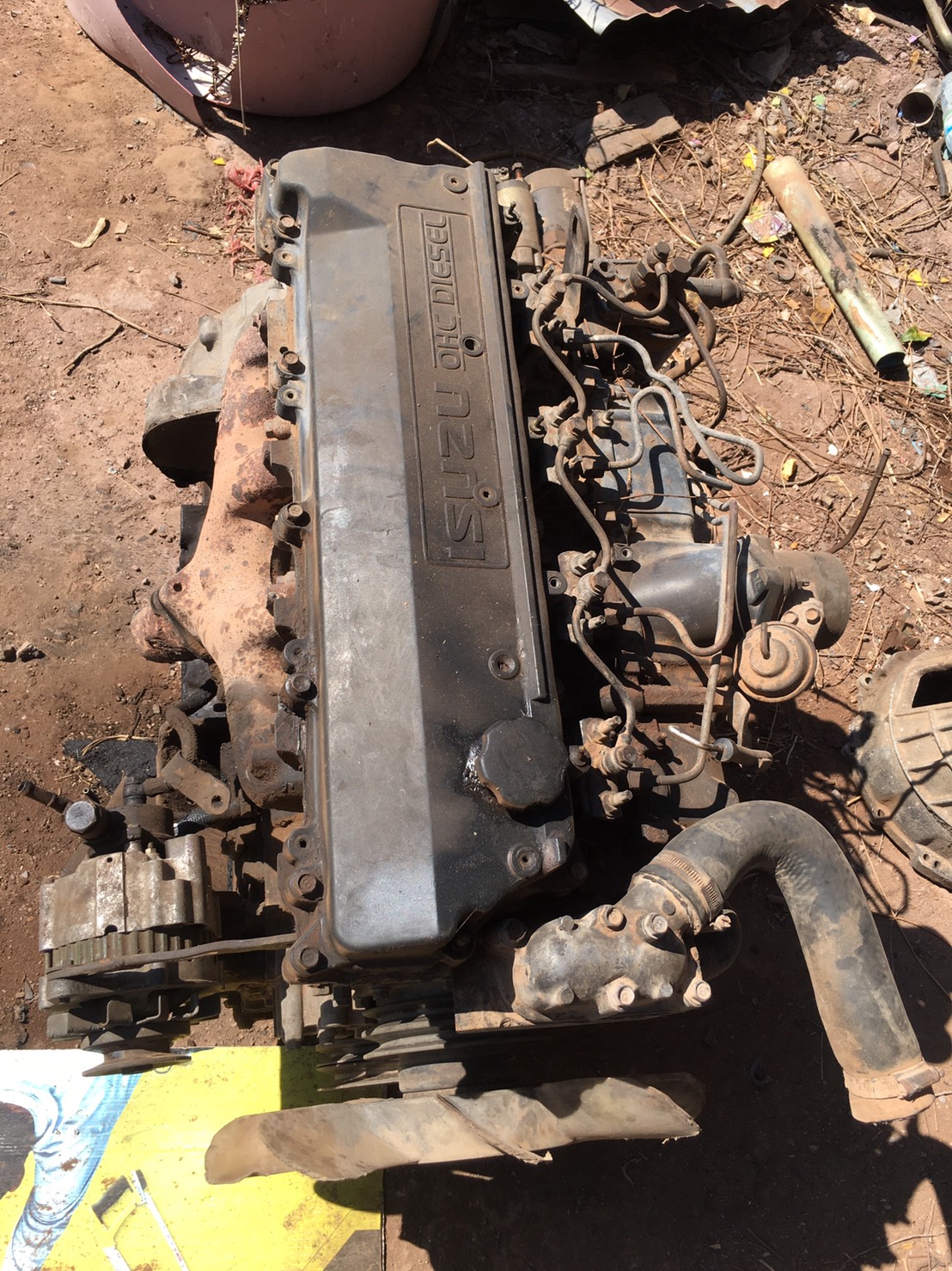 เครื่อง ISUZU 120 แรง 4HF1 เครื่องหลวม 26000บาท 0816278866