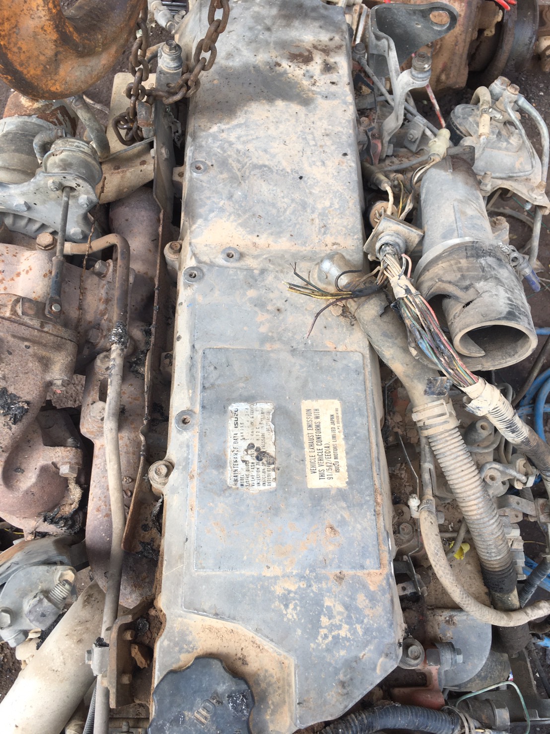 เครื่อง 6HK1 260แรง 120000 บาท ใบอินวอย