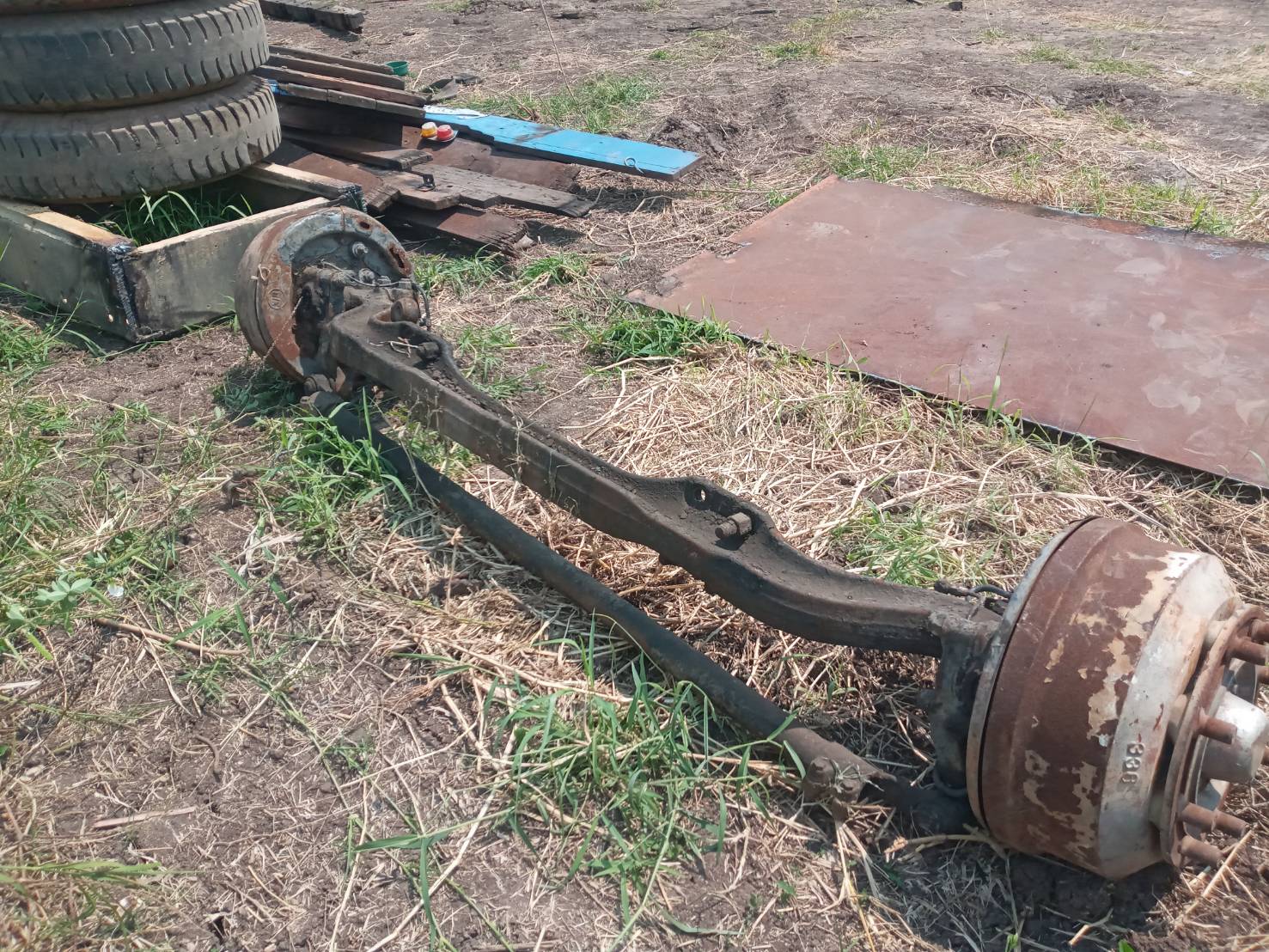 คานหน้า ISUZU GIGA สดือแหนบ 34 นิ้ว 8น็อต