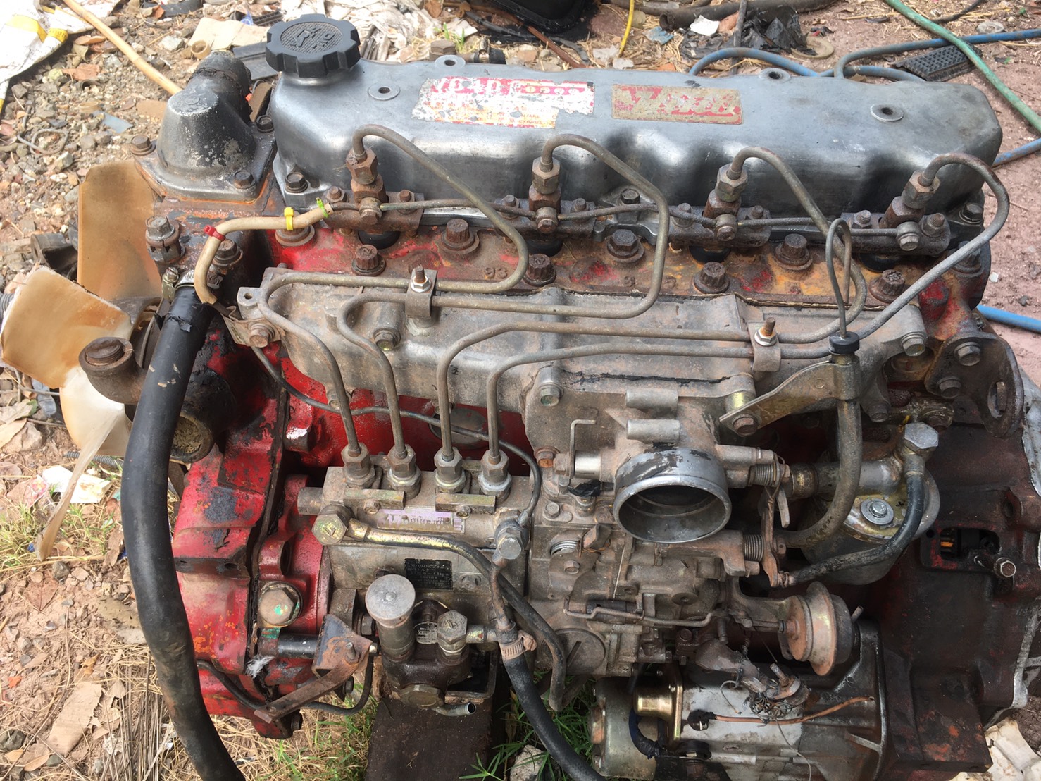 ขายเครื่อง Hino WO4D 117แรง ใบชื้อขาย 39000บาท