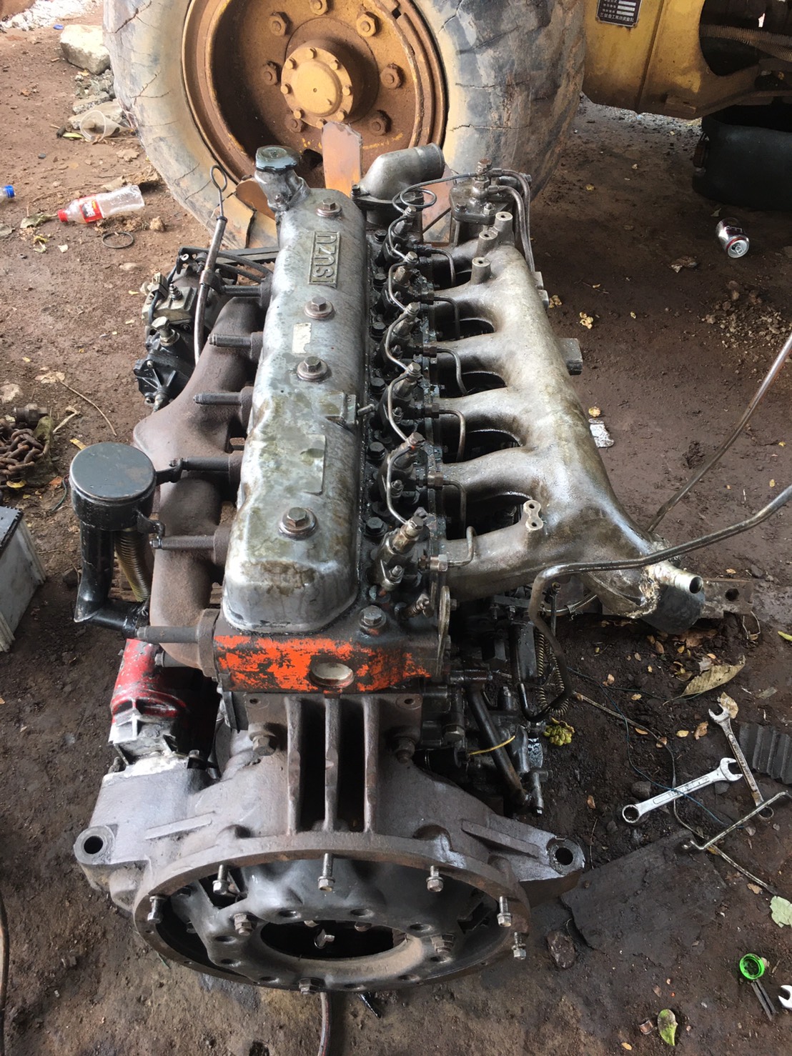 ISUZU 6BF1 170แรง ปั้มลม 45000 บาท