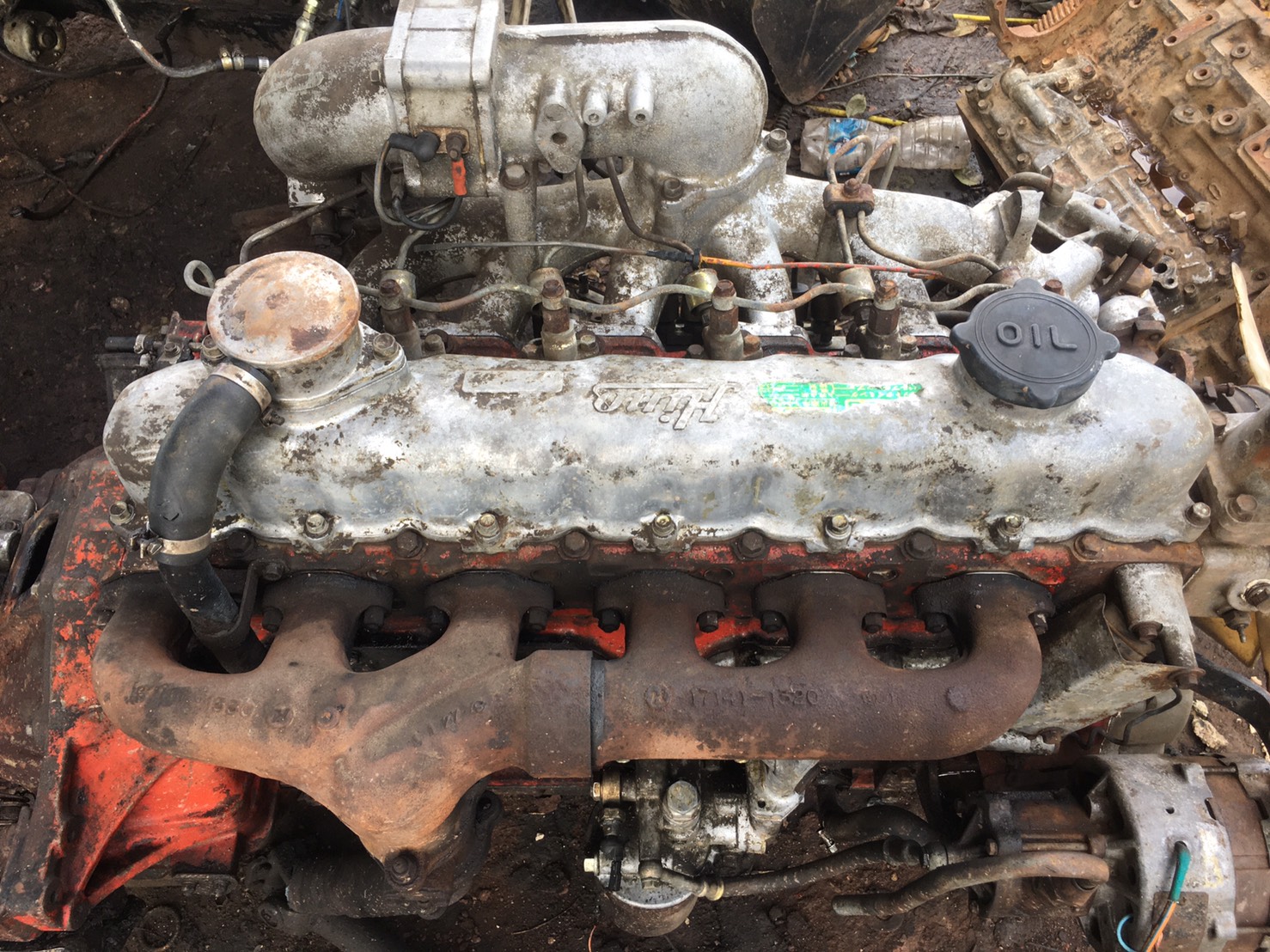 เครื่อง HINO 168 แรง EH700    50000 บาท พร้อมใช้งาน