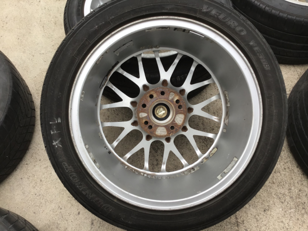 ล้อ WORK RYVER LOBOR MESH ขอบ 17" F8"+45 R9"+45 4,5/114.3 ประมูลญี่ปุ่น