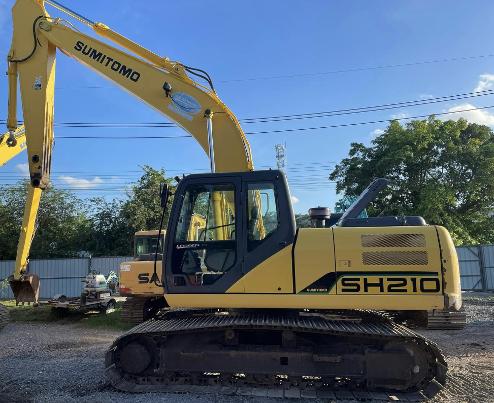 Sumitomo SH210-5 สีเดิมทั้งคันแห้งทุกจุด 9 พันชั่วโมงเอกสารเล่มทะเบียน 1500000 เอม โทร 0817410515