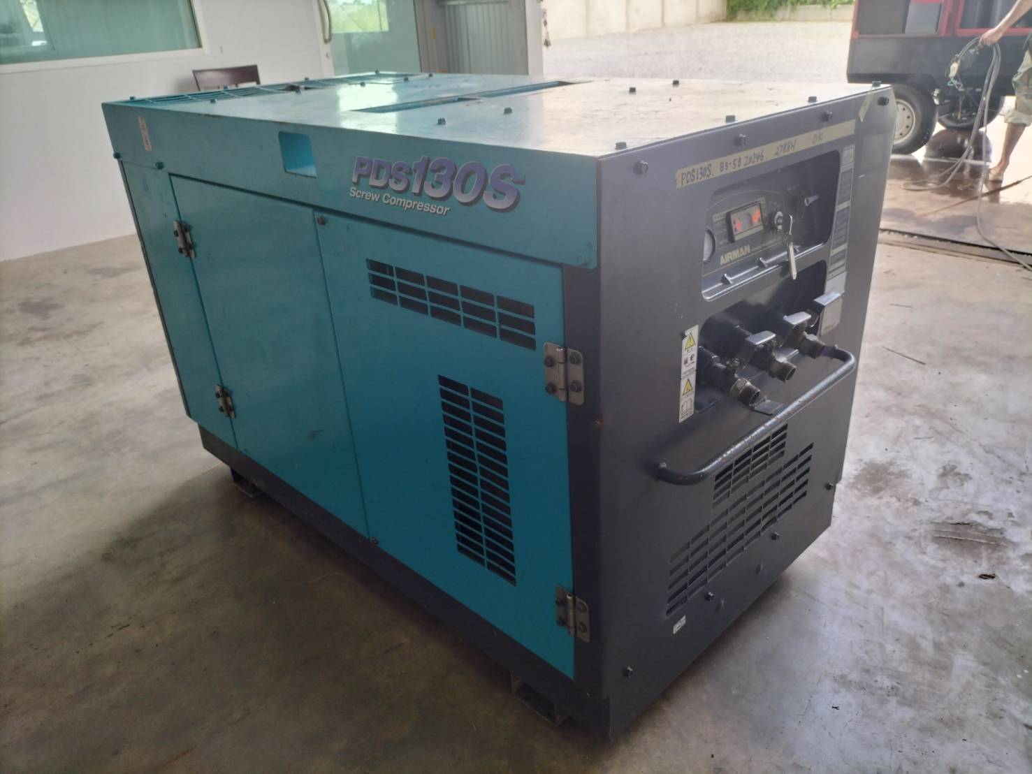 ปั๊มลม AIRMAN PDS130S ปี2005 ชั่วโมง2,788 นำเข้าจากยี่ปุ่น