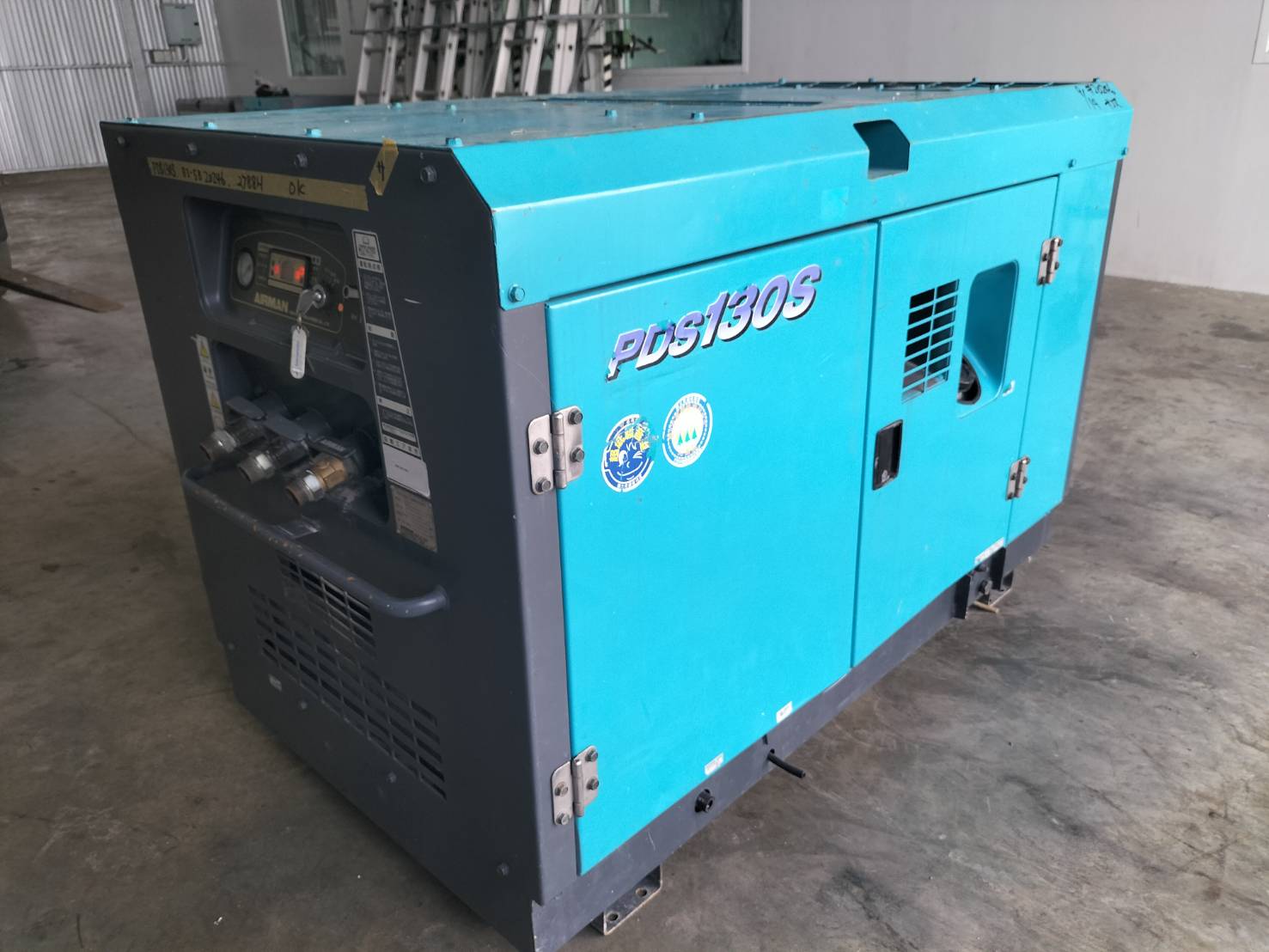 ปั๊มลม AIRMAN PDS130S ปี2005 ชั่วโมง2,788 นำเข้าจากยี่ปุ่น
