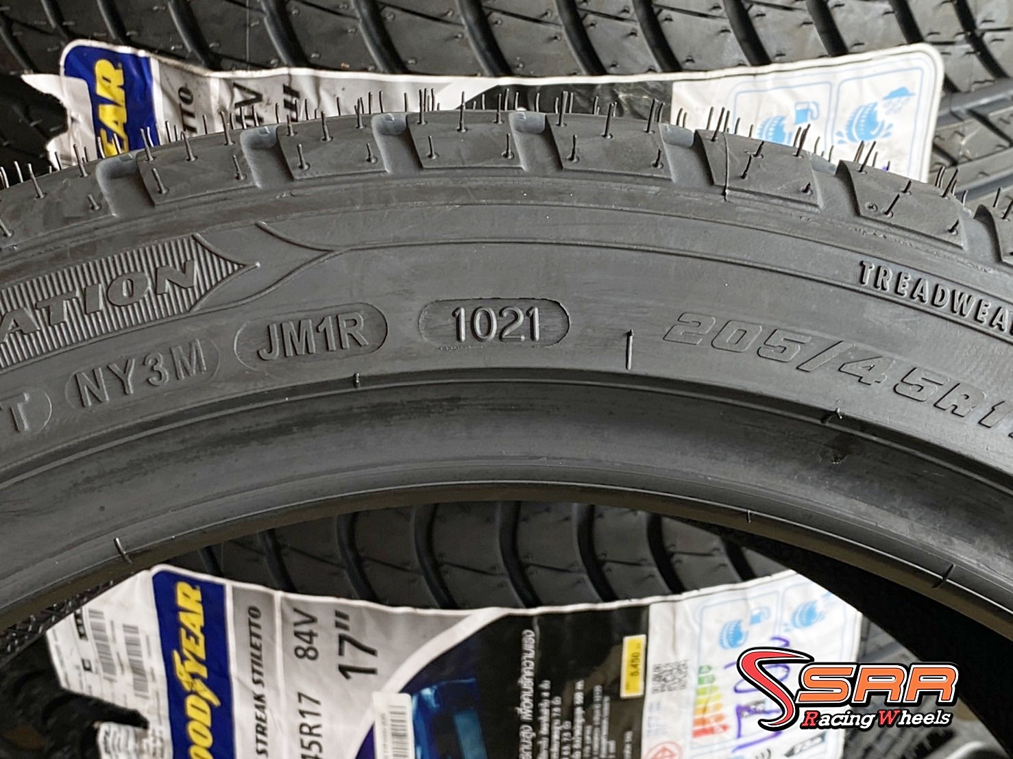 GOODYEAR BLUE STREAK STILETTO 205/45R17 ยางใหม่ปี21 ราคาพิเศษ