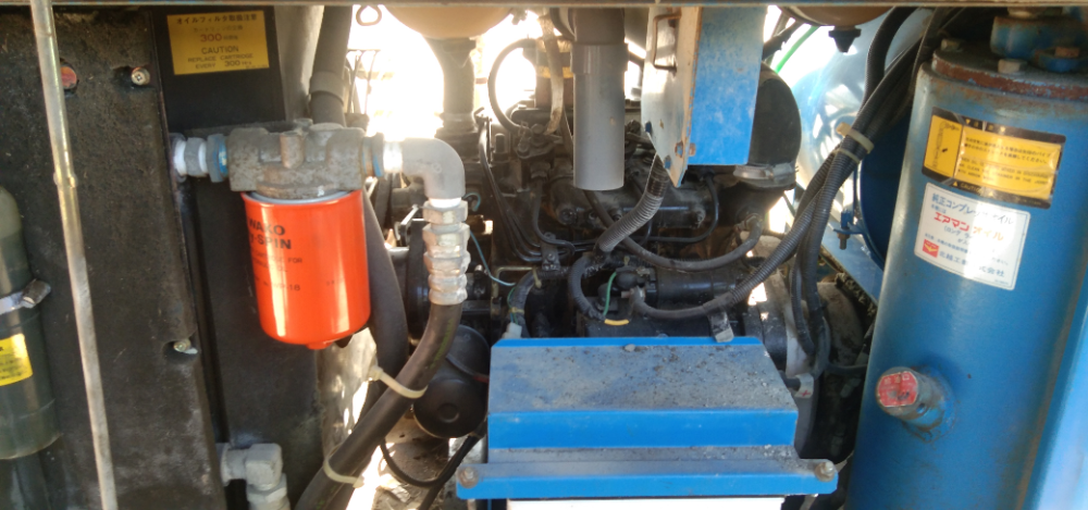 เครื่องปั้มลมสนามAIRMAN PDS90 เครื่องปั้มลมสนามAIRMAN PDS90