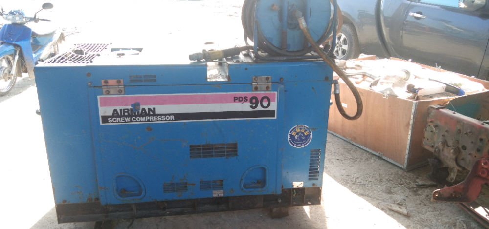 เครื่องปั้มลมสนามAIRMAN PDS90 เครื่องปั้มลมสนามAIRMAN PDS90
