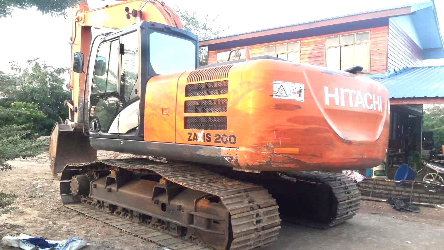 รถเเบคโฮ ฮิตาชิ200-5G เอกสารอินวอย