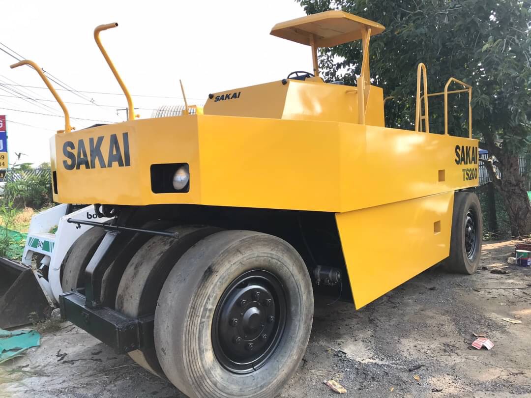 รถบด9ล้อยาง Sakai TS200 เอกสารเล่ม พร้อมใช้