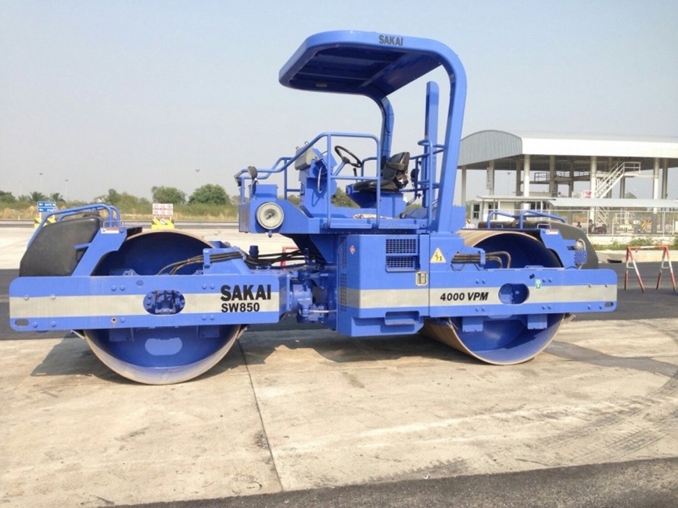 รถบดล้อเหล็กSAKAI Sw850 เล่มทะเบียน รถพร้อมใช้Tel.0909758978ชายตู่