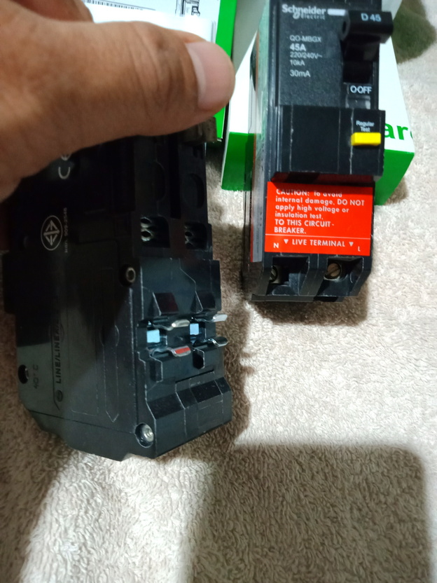 กันดูด  RCBO  Schneider