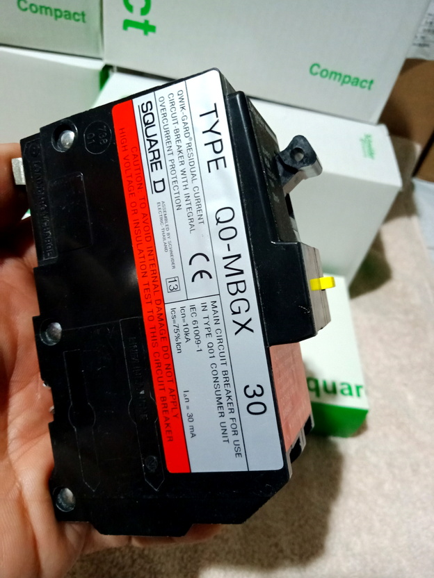 กันดูด  RCBO  Schneider