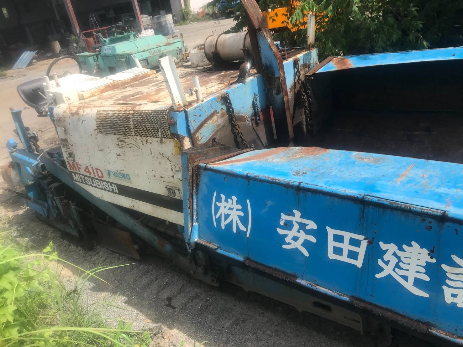 รถปูยางมือสอง ล้อยาง Sumitomo HA-40W 4เมตร 290,000 ล้อแทรค MITSU 40C 4เมตร 260,000