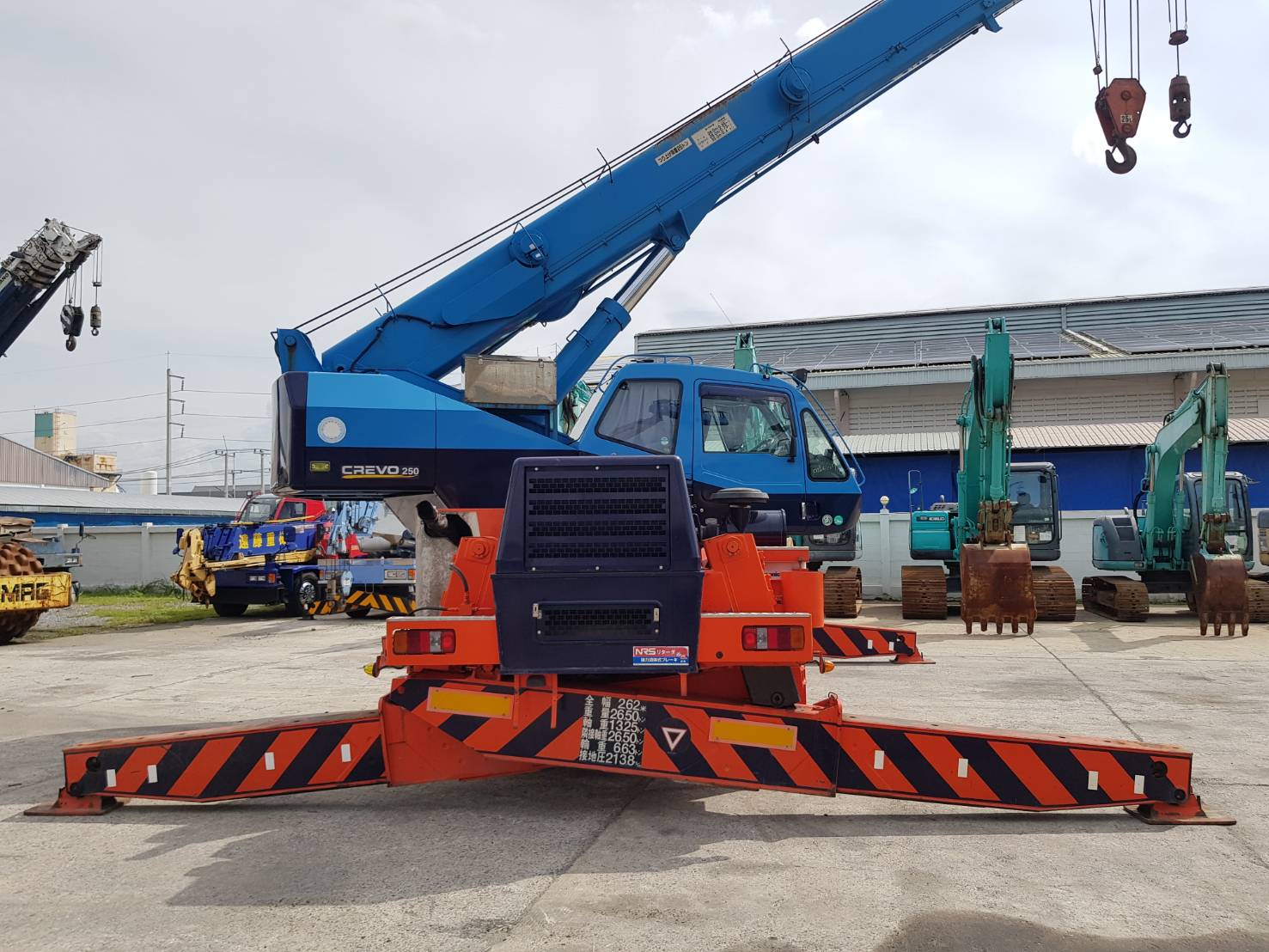 ขายรถเครน 25ตัน TADANO GR250N-1 YR2008 ขาไขว้ จากญี่ปุ่น รถอยู่ไทยแล้วครับ