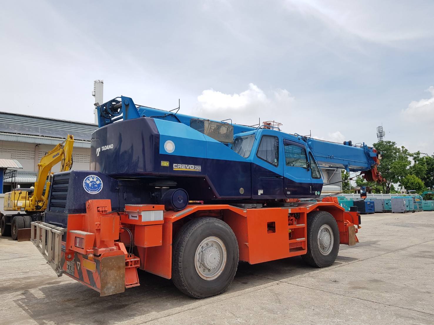 ขายรถเครน 25ตัน TADANO GR250N-1 YR2008 X type จากญี่ปุ่น ถึงไทยแล้ว