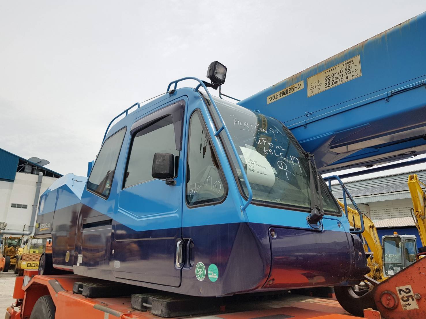 ขายรถเครน 25ตัน TADANO GR250N-1 YR2008 X type จากญี่ปุ่น ถึงไทยแล้ว