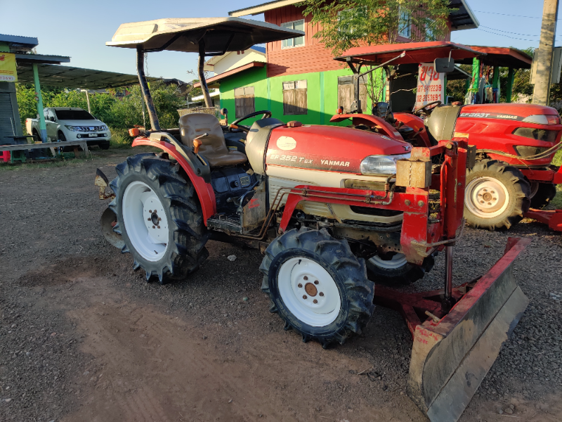 รถไถยันม่าร์ EF352 TEX รถสวยเครื่องแน่นๆ ไม่เคยแกะ พร้อมอุปกรณ์ดันหน้าและผานหลังครับ