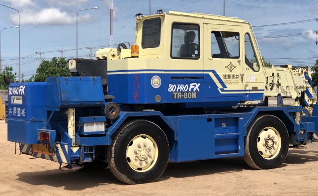 ขายรถเครน TADANO TR80M-1 (ขนาด 8 ตัน) ปี 1994 นำเข้าจากญี่ปุ่น สภาพสวยพร้อมใช้ มีVDOการทำงานครับ ขายรถเครน TADANO TR80M-1 (ขนาด 8 ตัน) ปี 1994 นำเข้าจากญี่ปุ่น สภาพสวยพร้อมใช้ มีVDOการทำงานครับ