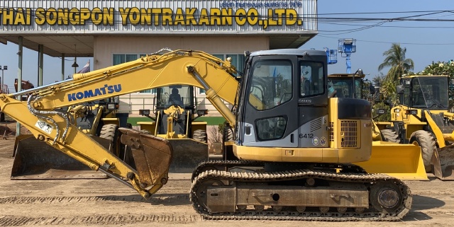 ขายรถขุด KOMATSU PC128US-2E1 (เทียบเท่า PC120-7) ปี 2008 นำเข้าจากญี่ปุ่น สภาพพร้อมใช้ มีVDOการทำงานครับ