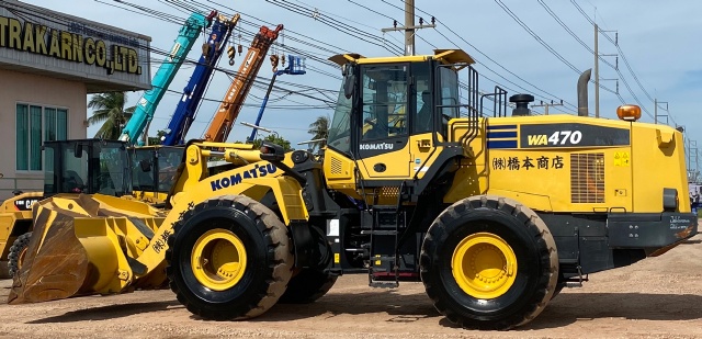 ขายรถตักล้อยาง KOMATSU WA470-7 ปี 2015 นำเข้าจากญี่ปุ่น สภาพสวยพร้อมใช้ มีVDOการทำงานครับ ขายรถตักล้อยาง KOMATSU WA470-7 ปี 2015 นำเข้าจากญี่ปุ่น สภาพสวยพร้อมใช้ มีVDOการทำงานครับ