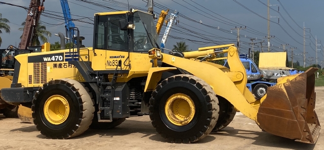ขายรถตักล้อยาง KOMATSU WA470-6 นำเข้าจากญี่ปุ่น สภาพสวยพร้อมใช้ มีVDOการทำงานครับ ขายรถตักล้อยาง KOMATSU WA470-6 นำเข้าจากญี่ปุ่น สภาพสวยพร้อมใช้ มีVDOการทำงานครับ