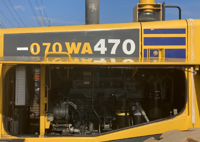 ขายรถตักล้อยาง KOMATSU WA470-5 นำเข้าจากญี่ปุ่น สภาพสวยพร้อมใช้ มีVDOการทำงานครับ