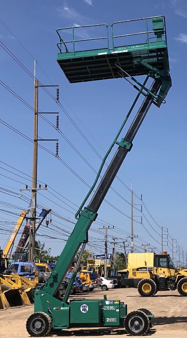 ขายรถกระเช้า HANIX HZ90W นำเข้าจากญี่ปุ่น สภาพสวยพร้อมใช้ มีVDOการทำงานครับ