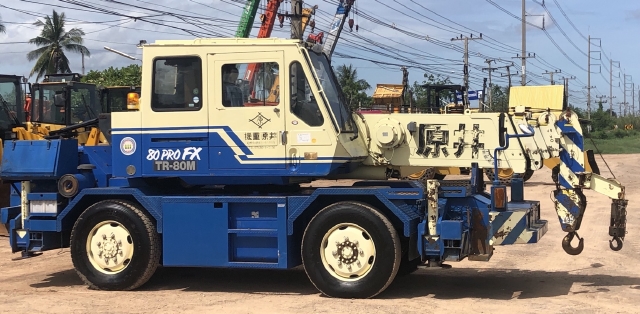 ขายรถเครน TADANO TR80M-1 (ขนาด 8 ตัน) ปี 1994 นำเข้าจากญี่ปุ่น สภาพสวยพร้อมใช้ มีVDOการทำงานครับ