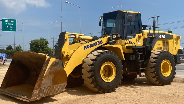 ขายรถตักล้อยาง KOMATSU WA470-7 ปี 2016 นำเข้าจากญี่ปุ่น สภาพสวยพร้อมใช้ มีVDOการทำงานครับ