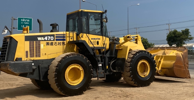 ขายรถตักล้อยาง KOMATSU WA470-6 นำเข้าจากญี่ปุ่น สภาพสวยพร้อมใช้ มีVDOการทำงานครับ ขายรถตักล้อยาง KOMATSU WA470-6 นำเข้าจากญี่ปุ่น สภาพสวยพร้อมใช้ มีVDOการทำงานครับ